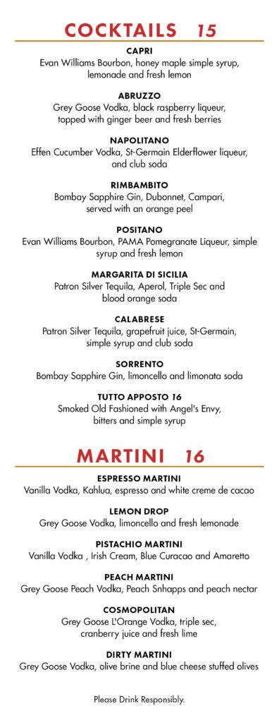 Tuttoapposto Cocktailmenu 080824