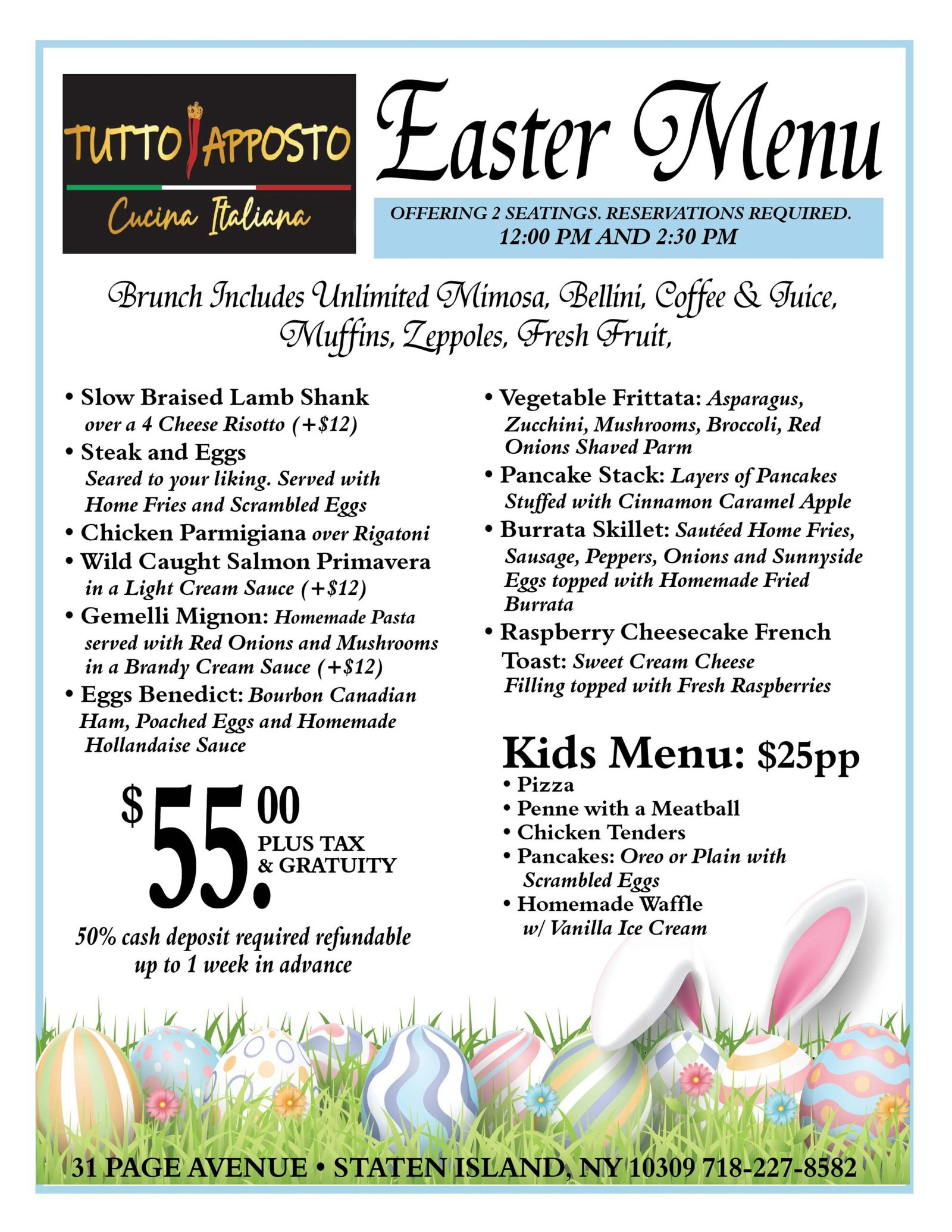 easter brunch staten island