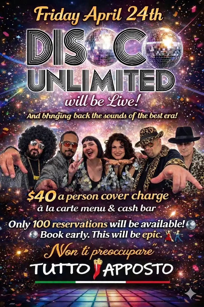 disco 4/24 Event at Tutto Apposto