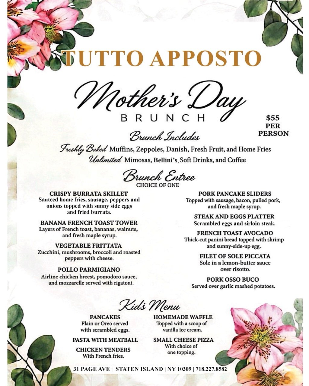 Tutto apposto brunch Large