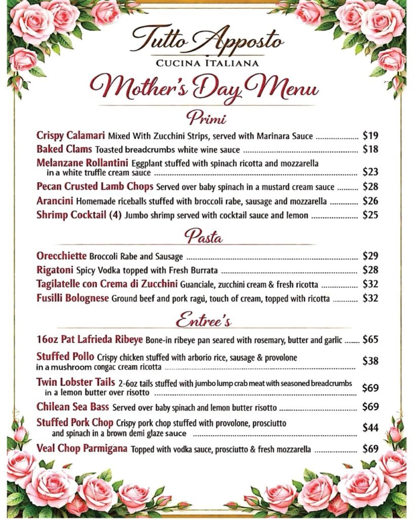 Tutto apposto dinner Large